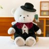 Wedding Teddy Bear Couple Plush Bride and Groom Doll