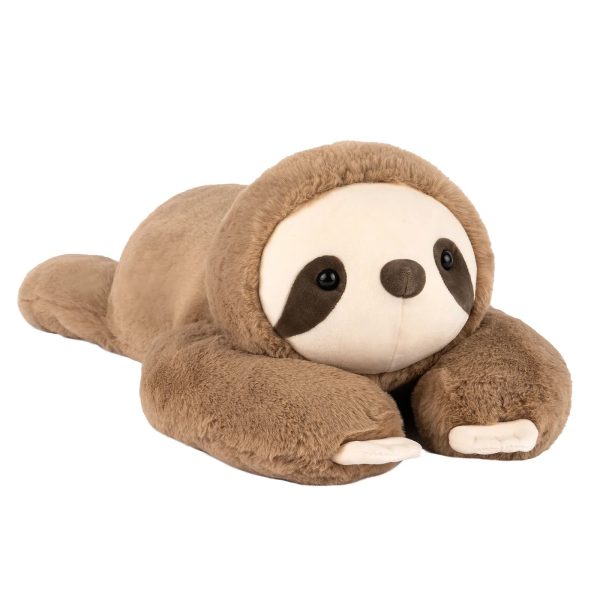 Weighted Sloth Plush Pillow – Soft 20in Cuddly Toy for Kids and Adults