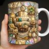 Welcome To Your Cozy Corner Featuring Interior Design Elements - Personalized Custom Coffee Mug - JBS130_MG