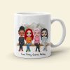 We'll Always Be Friends Because You Match My Level Of Crazy - Personalized Friends Mug