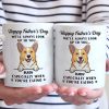We'll Always Look Up To You - Dog Personalized Custom Mug - Father's Day, Gift For Pet Owners, Pet Lovers