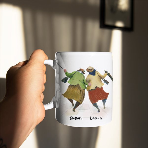 We'll Be Friends Until We're Old And Senile Then We'll Be New Best Friends, Old Friend White Mug
