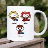 Well Done Dad, Gift For Dad, Personalized Mug, Super Sperm Kids Coffee Mug 04HUHN100423