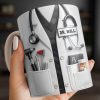 Well I'm A Doctor So Let's Assume I'm Right, Medical Scrubs and Stethoscope - Personalized Custom Coffee Mug - DOC098_MG