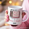 We're a Perfect Match Personalized Mug for Couple, Retro Cute Gift With Custom Names