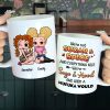 We're Not Sugar And Spice, Gift For Besties, Personalized Mug, Best Friends Drinking Mug 01QHHN270723HH
