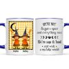 We're not Sugar & Spice Witch Besties Personalized Mug, Halloween Gift for Best Friends
