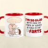 We're Past The Point Of Having To Hold In Our Farts-Personalized Coffee Mug-Gift For Couples- Funny Couple Mug