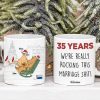 We're Really Rocking This Marriage Shit Personalized Funny Old Couple Mug, Gift For Couple