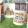 We're so alike, Personalized Coffee Mug, Sitting With Mom Coffee Mug, Mother's Day, Birthday Gift For Mom