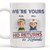 We're Your No Returns Or Refunds, Cartoon Children - Personalized Custom Coffee Mug - DAD058_MG