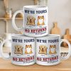 We're Yours And Forever - Dog & Cat Personalized Custom Mug - Gift For Pet Owners, Pet Lovers
