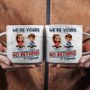 We're Yours No Returns Or Refunds Parents Grandparents - Personalized Marble Mug