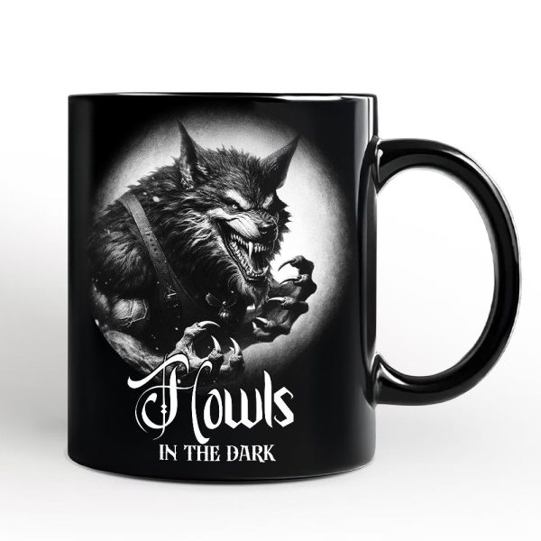 Werewolf Spooky Portrait Personalized Mug Horror Villain Theme Halloween Gift with Custom Name