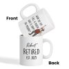 What Do You Call A Person Happy On Monday Personalized Mug, Funny Retirement Gift For Colleagues, Mom, Dad