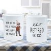 What Do You Call A Person Happy On Monday Personalized Mug, Funny Retirement Gift For Colleagues, Mom, Dad