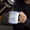 When We Get To The End Of Our Lives Together Toile Couple - Personalized White Edge-to-Edge Mug