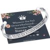 Whenever You Feel Overwhelmed Remember Whose Straighten Your Crown Bracelet