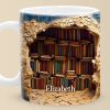 Where Books Are, Magic Happens - Personalized Custom Mug - Christmas Gift For Book Lovers