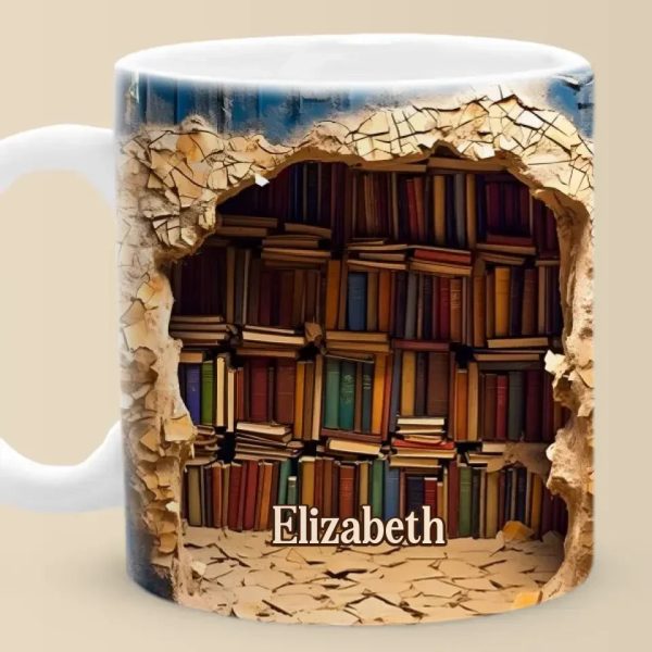 Where Books Are, Magic Happens - Personalized Custom Mug - Christmas Gift For Book Lovers