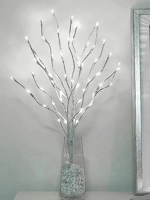 White Birch Branch Light