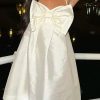 White Cami Bow Mini Dress