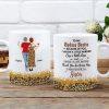 White Ceramic Mug for Best Friends Heartfelt Unbiological Sister Gift to Share Joy