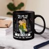 White Ceramic Mug with Couple Hug Design, Cityscape Background, Romantic Vibe, Perfect Gift for Lovers