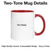 White Ceramic Mug with Floral Design and Name Print Elegant Personalized Gift for Her, Perfect for Birthdays and Special Moments