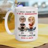 White Ceramic Mug with "I Would Choose You to Be My Granddaughter" Design, High Clarity, Heartwarming Gift