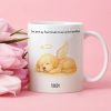 White Ceramic Pet Memorial Mug Personalized Sympathy Gift