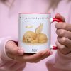 White Ceramic Pet Memorial Mug Personalized Sympathy Gift