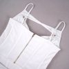 White Corset Cut Out Top And Maxi Skirt Set