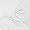 White Corset Lace Flare Mini Dress