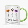 Who We Have In Our Life That Matters Birth Month Flowers Personalized Mug, Gift For Besties, Sisters