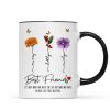 Who We Have In Our Life That Matters Birth Month Flowers Personalized Mug, Gift For Besties, Sisters