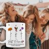 Who We Have In Our Life That Matters Birth Month Flowers Personalized Mug, Gift For Besties, Sisters