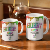 Wifey Hubby Est Couple - 3D Inflated Effect Printed Mug, Personalized White Edge-to-Edge Mug