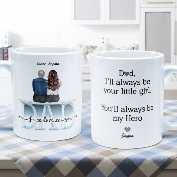 Will Always Be Your Little Girl Little Boy - Personalized Mug