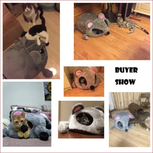Windproof Warm Cartoon Pet Kennels | Cozy Shelter for Pets