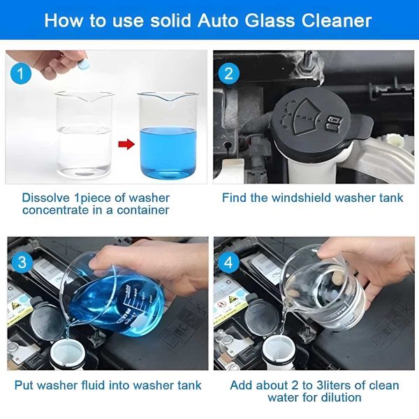 Windshield Cleaner Tablets