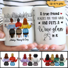 Wine Besties Personalized Mug