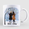Winter Tree Life Is Better With Besties Personalized Mug