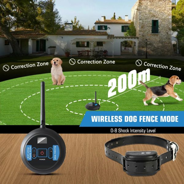 Wireless Dog Fence, Electric Dog Collar Fence