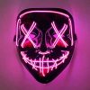 Wireless Halloween LED Purge Mask