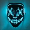 Wireless Halloween LED Purge Mask