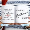 Wise Woman Happily Ever After Retirement Statement - Personalized Custom Coffee Mug - COL054_MG