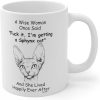 Wise Woman Once Said Coffee Mug Funny Sphynx Cat Lover Gift for Cat Mom Women
