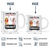 Wish You Lived Next Door - Gift For Siblings And Besties - Personalized Mug