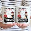 Wish You Lived Next Door - Gift For Siblings And Besties - Personalized Mug